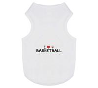 'I Love Basketball' Pet Dog/Cat T-Shirt (PT00095327)