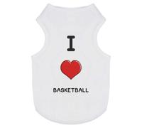 'I Love Basketball' Pet Dog/Cat T-Shirt (PT00095350)