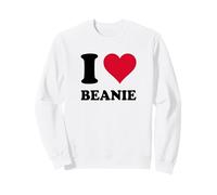 I Love Beanie Sweatshirt