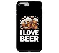 I Love Beer Barrels Foam Overflowing Case for iPhone 7 Plus/8 Plus