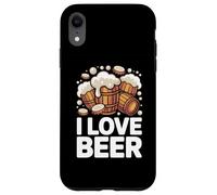 I Love Beer Barrels Foam Overflowing Case for iPhone XR
