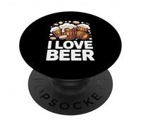 I Love Beer Barrels Foam Overflowing PopSockets Adhesive PopGrip