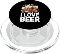 I Love Beer Barrels Foam Overflowing PopSockets PopGrip for MagSafe