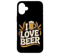 I Love Beer Brewing Wheat Ale Passion Case for iPhone 16 Plus