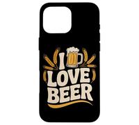 I Love Beer Brewing Wheat Ale Passion Case for iPhone 16 Pro Max