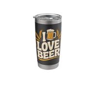 I Love Beer Brewing Wheat Ale Passion Stainless Steel Insulated Tumbler