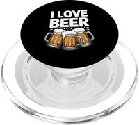 I Love Beer Cheers Mugs Fun Enthusiast PopSockets PopGrip for MagSafe