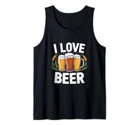 I Love Beer Craft Brew Enthusiast Humor Tank Top