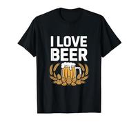 I Love Beer Mug Hops Craft Brewery Value Graphic T-Shirt