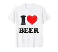 I Love Beer Tee I Heart Beer Alcohol Funny Drinking T-Shirt