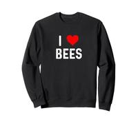 I Love Bees - Heart - Hive Honey Beekeeper Beekeeping Sweatshirt