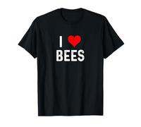 I Love Bees - Heart - Hive Honey Beekeeper Beekeeping T-Shirt