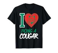 I Love Being A Cougar Shirt I Heart Being A Cougar T-Shirt