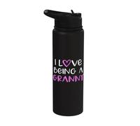 I Love Being A Granny Cute Cool Stainless Steel Insulated Water Bottle