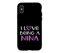I Love Being A Nina Cute Cool Case for iPhone X/XS