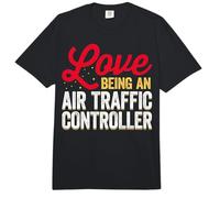 I Love Being an Air Traffic Controller Air Traffic Control Comfort Colors Adult Heavyweight T-Shirt