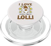 I Love Being Called Lolli Leopard Gnome Cute Mother's Day PopSockets PopGrip for MagSafe