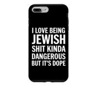 I Love Being Jewish Kinda Dangerous It’s Dope Jewish Pride Case for iPhone 7 Plus/8 Plus