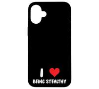 I Love Being Stealthy - Heart Private Detective Investigator Case for iPhone 16 Plus