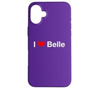 I Love Belle Case for iPhone 16 Plus