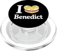 I Love Benedict Food Lover Breakfast Eggs with Hollandaise PopSockets PopGrip for MagSafe