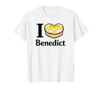 I Love Benedict Food Lover Breakfast Eggs with Hollandaise T-Shirt
