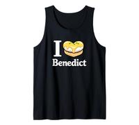 I Love Benedict Food Lover Breakfast Eggs with Hollandaise Tank Top