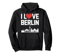 I Love Berlin Cityscape Enthusiast Pullover Hoodie