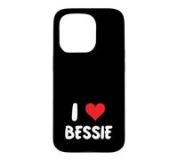 I Love Bessie - Heart Case for iPhone 15 Pro