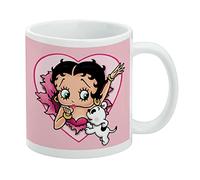 I Love Betty Boop Ceramic Coffee Mug, Novelty Gift Mugs for Coffee, Tea and Hot Drinks, 11oz, White