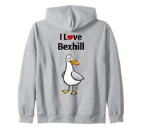 I Love Bexhill Zip Hoodie