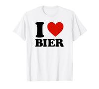 I LOVE BIER X Ich liebe Beer - Excessive Alcohol Consumption T-Shirt