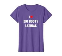 I Love Big Booty Latinas Funny Heart T-Shirt