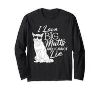 I Love Big Mutts and I Can Not Lie Dog Rescue Dog Shelter Long Sleeve T-Shirt