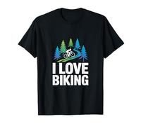 I Love Biking Adventure Nature Cyclist T-Shirt