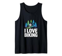 I Love Biking Adventure Nature Cyclist Tank Top