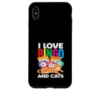 I Love Bingo And Cats Relaxing Fun Vibes Case for iPhone XS Max