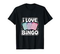 I Love Bingo Bingo Cards Bingo Fun T-Shirt