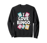 I Love Bingo Cards Gaming Fun Sweatshirt
