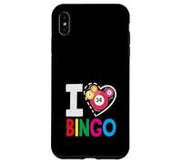 I Love Bingo Colorful Heart Numbers Case for iPhone XS Max