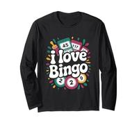 I Love Bingo Enthusiast Passionate Long Sleeve T-Shirt