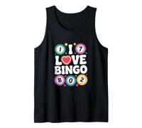 I Love Bingo Fun Number Game Tank Top