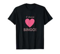 I Love Bingo! Funny Old Lady Costume For Men & Women - Bingo T-Shirt