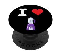 I Love Blenders Kitchen Appliance Mix Emulsify Food Smoothie PopSockets Adhesive PopGrip