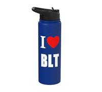 I Love BLT Bacon Lettuce Tomato Perfect Deli Breakfast Lunch Stainless Steel Insulated Water Bottle
