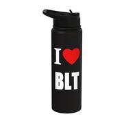 I Love BLT Bacon Lettuce Tomato Perfect Deli Breakfast Lunch Stainless Steel Insulated Water Bottle