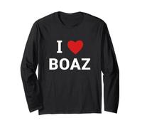 I Love Boaz Study of Ruth Bible Verse Long Sleeve T-Shirt