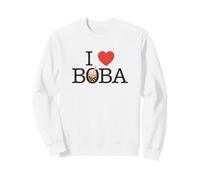 I Love Boba Quote Sweatshirt