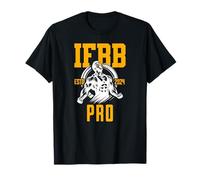 I Love Bodybuilding Men's Unisex-Adults Bodybuilders Fitness Enthusiasts IFBB Pro Established 2024 Professional Bodybuilder Graphic Black Short Sleeve Classic Fit Crew Neck T-Shirt