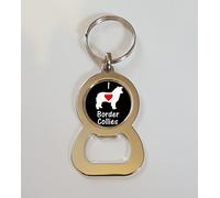 I Love Border Collies Metal Bottle Opener Keyring Ideal Birthday Gift N469
